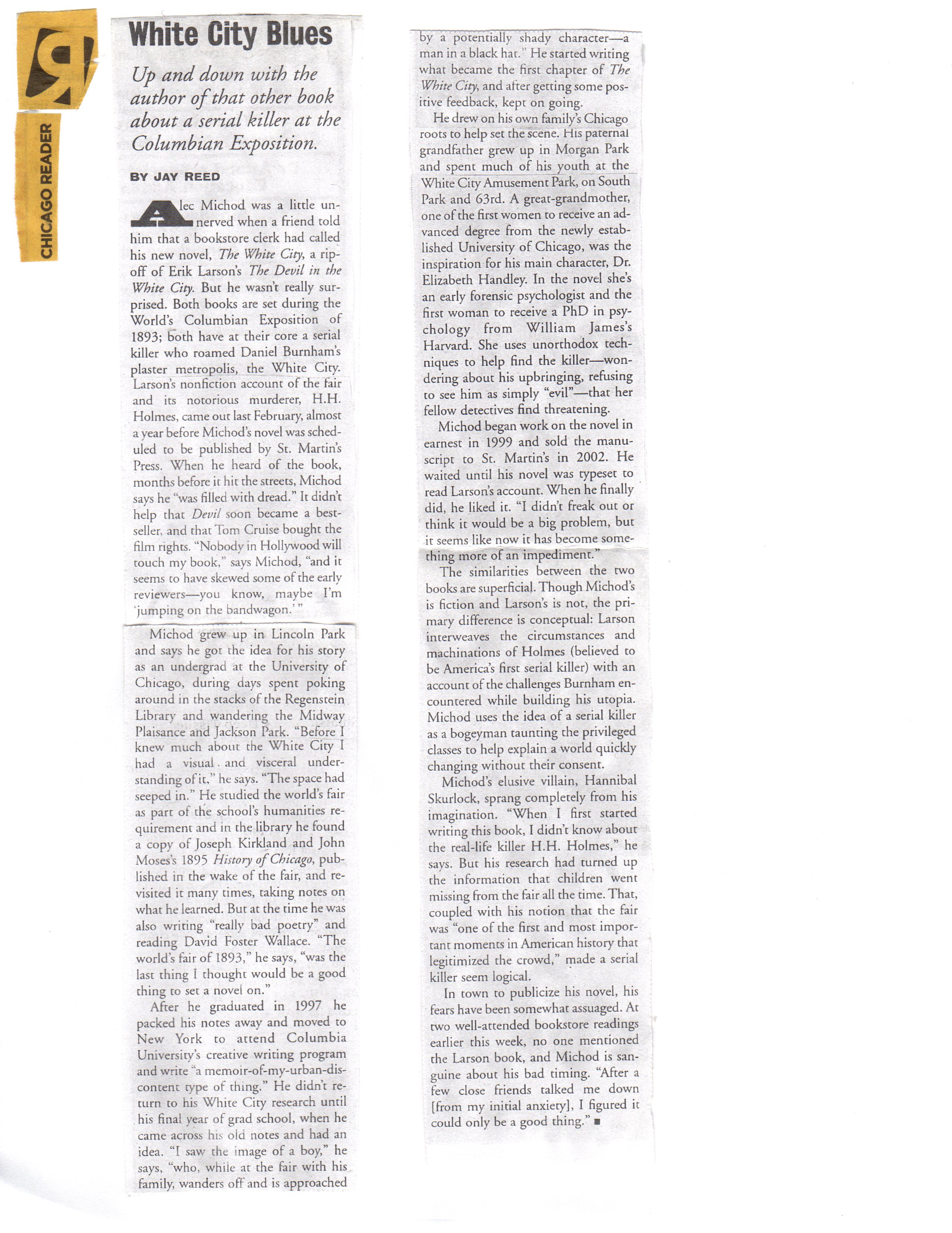 Reader article